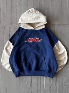 Haute qualité hiver blanc anti-rétrécissement unisexe style de rue lavé poids lourd sport baggy sweats à capuche doux hommes - Product Image 2