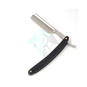 Alta Qualidade Handle Plástico Straight Razors Manual Folding Baber Razors | Alta Aço Carbono única lâmina de barbear