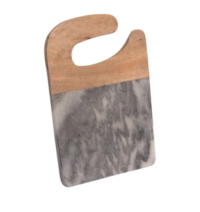 Tabla de cortar de mármol y madera, diseño de piña, tabla para cortar verduras, queso, bistec, tabla para cocina usada - Product Image 2