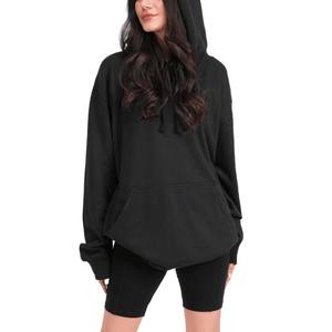 Novedad: Sudaderas con Capucha para Mujer, 500g, Felpa Gruesa, Holgadas, Lisas, Unisex, Estilo Oversize, Básicas, Otoño Invierno - Product Image 6
