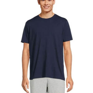 OEM/ODM T-shirt doux à manches courtes avec impression de logo T-shirt d'été à col rond de qualité et à la mode de taille américaine - Product Image 6