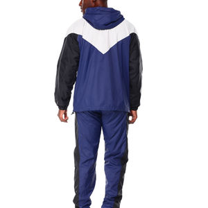 Ensemble de survêtement décontracté pour homme avec logo personnalisé, tendance, deux pièces, en polyester, coupe-vent pour l'hiver, à prix avantageux - Product Image 2