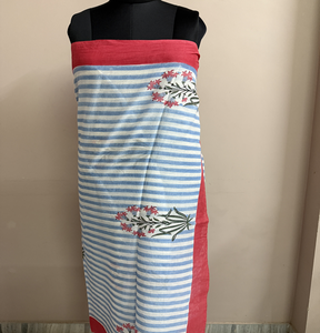 ผ้าคลุมไหล่พิมพ์ลายด้วยมือจากผ้าฝ้ายน้ำหนักเบาสำหรับผู้หญิง CHHEENT เหมาะสำหรับทุกฤดู ทนทาน กันลม ระบายอากาศได้ดี แห้งเร็ว แบบดั้งเดิม - Product Image 3