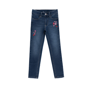 Dernier design, nouvelle arrivée, jeans en denim délavé pour filles, pantalon, design personnalisé, élégant, décontracté, ample, fin, qualité supérieure - Product Image 1