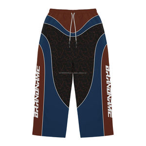 ชุดวอร์มสตรีทแวร์แบบสองชิ้น เสื้อแจ็คเก็ตกันลมไนลอนโพลีเอสเตอร์ และกางเกงจ็อกเกอร์ ชุดวอร์มน้ำหนักเบาสำหรับผู้ชาย - Product Image 5