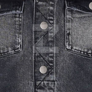 Prix bas Veste en jean pour hommes de haute qualité avec logo personnalisé à l'avant Taille personnalisée confortable Hiver Respirant écologique - Product Image 5