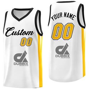 Ensemble d'uniformes de basketball personnalisés en polyester respirant avec logo brodé et imprimé XS-XXL – Fabrication OEM - Product Image 6
