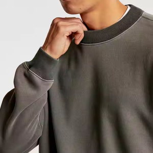 เสื้อครอปผ้าฝ้าย330gsm ีฮู้ด & เสื้อสเวตเตอร์รัดรูปผ้าย่น้ําหนักมาก - Product Image 3