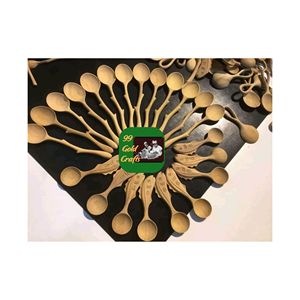 CUILLÈRE EN BOIS NATUREL FABRIQUÉ À LA MATÉRIAU ÉCOLOGIQUE POUR MÉLANGER LA CUISSON ET SERVIR LES ALIMENTS DANS LA CUISINE DOMESTIQUE OU L'HÔTEL - Product Image 1