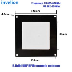 Invelion 860-960MHz Antena RFID pasiva UHF Micro 0dbi 1dbi 2dbi 3dbi 5dbi IPX/SMA Antena de cerámica RFID circular integrada - Product Image 5