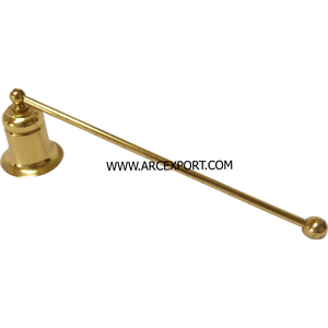 Extincteur à bougie en laiton avec manche en bois, luxe, vente en gros, meilleure qualité, décoration, extincteur à bougie standard, fournitures en provenance d'Inde - Product Image 6