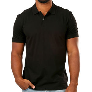 Camiseta Polo de algodón 100% unisex de alta calidad | Anti-retráctil y antiarrugas | Camisa de punto con cuello redondo - Product Image 3