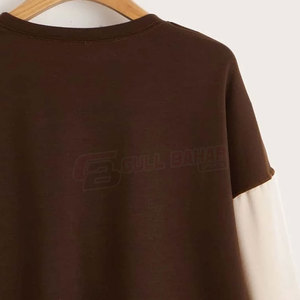 เสื้อสเวตเตอร์แบบสวมหัวสำหรับผู้หญิงเสื้อสเวตเชิ้ตคอกลมสีพื้นด้านในระบายอากาศได้ - Product Image 6