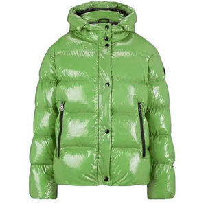 Veste en duvet tissée pour hommes de style designer poème impression personnalisable logo teint et manteau bouffant décontracté en polyester de l'usine directe - Product Image 1