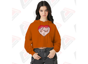 Sweat à capuche court pour homme élégant et confortable, 100 % coton, hiver, broderie perlée, impression numérique personnalisée, polaire légère pour superposition - Product Image 4