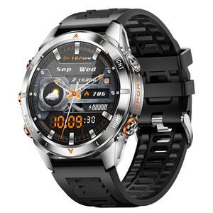 Montre connectée sportive KT80, écran AMOLED 1,46 pouce, étanche IP68, écran tactile, tracker d'activité unisexe avec lampe torche et appel SOS - Product Image 4