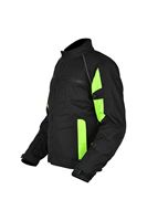 Chaqueta de Motocicleta de Invierno para Hombre, Marca Personalizada, 100% Poliéster, Tela de Pana, Cuello Alto Delgado, Impermeable y Ecológica