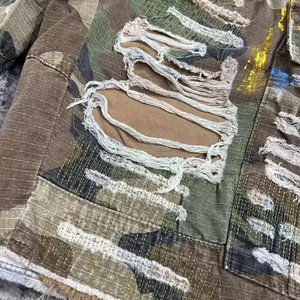 Shorts cargo décontractés pour hommes, printemps-été, design personnalisé, délavé, streetwear, toile, séchage rapide, fermeture à cordon - Product Image 6