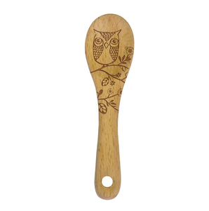 Espátula de madera 100%, venta al por mayor, precio barato, espátula de madera para utensilios de cocina, mango único, diseñador artesanal - Product Image 5
