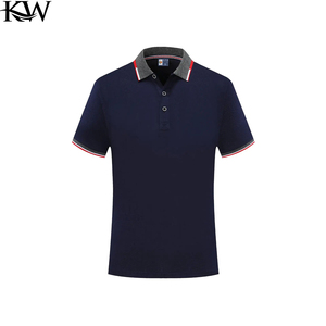 เสื้อโปโลแขนสั้นคอปกสีทึบสำหรับผู้ชาย, เสื้อโปโลกลางแจ้งลำลองใส่ทุกวันมีกระดุม13สีฤดูร้อน - Product Image 3