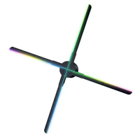 Projecteur d'hologramme de 56cm affichage holographique 3D ventilateur publicitaire d'hologramme 3D ventilateur d'hologramme de lecteur de publicité de LED