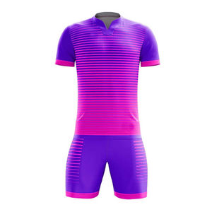 Conjunto de Uniforme de Fútbol para Hombre, Tejido Ligero y Transpirable para Entrenamientos, Partidos, Juego en Equipo, Ajuste Cómodo, Estilo Deportivo, Simple - Product Image 1