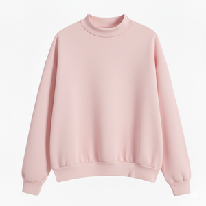 Sudadera de Alta Calidad para Mujer, Uso Diario, Felpa, Logotipo Personalizado, Color Sólido, Cuello Alto, Gruesa - Product Image 1