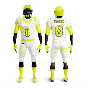 ชุดฝึกซ้อมฟุตบอลอเมริกันสำหรับผู้ใหญ่ชุดเสื้อผ้าทอลายทแยงแขนสั้นผ้าสแปนเด็กซ์แบบมีสไตล์ - Product Image 4