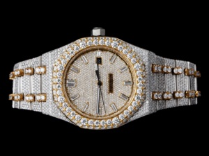 นาฬิกาข้อมือสแตนเลสสตีล ระบบกลไก ETA ขนาด 41 มม. ประดับเพชรโมอิสซาไนต์แบบ Factory-Iced ฝังเพชร VVS ดีไซน์หรูหราสไตล์ฮิปฮอป - Product Image 3