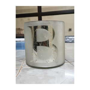 Premium Quality Home Decor Best Style Gold Foil Finish Candle <b>Glass</b> Available at Factory Price - Product Image 6