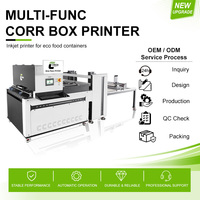 2026 Trend 1200 Single Pass Digital Inkjet Corrugated Box Printing Machine High Speed Printer for Cardboard Carton Box