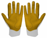 Guantes de Béisbol de Cuero de Alta Calidad con Cierre de Gancho y Bucle, Antideslizantes, Soporte Flexible para la Mano, Protección Acolchada en la Palma