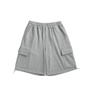 Shorts de jogging d'été pour hommes, en maille, à séchage rapide, pour le sport et les loisirs, avec logo personnalisé, en tissu éponge - Product Image 2