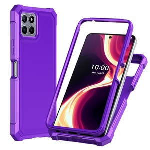 บูสท์ เซเลโร 5G พลัส 2023 เคส TPU หนาแบบทาสีพร้อมกรอบพีซี สีม่วง - Product Image 1
