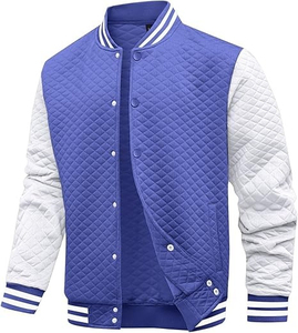 custom quality <b>Men</b> <b>Varsity</b> <b>Jacket</b> Lightweight <b>Jacket</b> Causal Waffle Letterman <b>Bomber</b> <b>Jackets</b> - Product Image 1