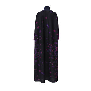 Abaya de Poliéster Plisada de Alta Calidad para Mujer Musulmana, Estilo Nuevo, Envío Rápido, Largo hasta el Tobillo, Elegante para Fiestas Nocturnas - Product Image 6