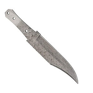 Custom Handmade Damascus Steel Full Tang Chef <b>Knife</b> High Quality Blank Blade Custom Thickness Serrated Edge Clip Point - Product Image 2
