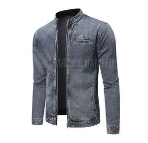 แจ็กเก็ตยีนส์สำหรับผู้ชายเสื้อแจ็คเก็ตลำลองแห้งเร็ว - Product Image 5