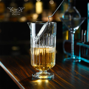 Mezclador de vidrio de whisky hecho a mano, copa de cristal, barra de champán, vasos de tallo, <span class=keywords><strong>Glencairn</strong></span> Martini Mixology, vaso de mezcla para cócteles - Product Image 5