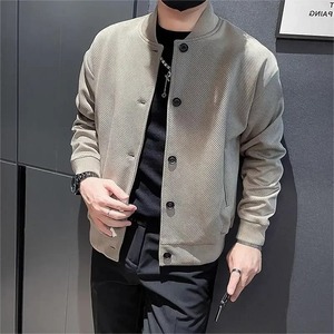 High-end Genuine Leather Baseball Jacket for Men 2024 Winter New Style Loose Fit Waterproof & Windproof Outerwear - Product Image 6