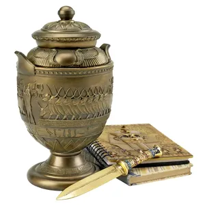 Latest Metal Cremation Urns for Funeral Supplies New Design Metal Urns Traditional Designer Metal <b>Keepsake</b> Urns Premium Quality - Product Image 5