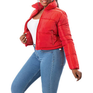 Chaqueta de burbujas de poliéster para mujer, chaqueta de calle con aspecto elegante, tendencia de moda Otoño Invierno 2025 - Product Image 4