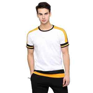 T-shirt en coton coupe classique hommes nouveau style haut à manches courtes léger pour tous les jours vêtements de rue et de maison - Product Image 6