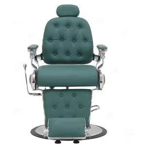 เก้าอี้ช่างตัดผมชายแบบเรียบง่ายทันสมัยทำจากผ้าหนังเก้าอี้ทำจากโลหะ - Product Image 6