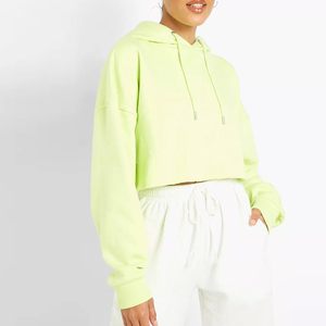 Mujeres Pullover Streetwear Sudadera con capucha Impermeable Gimnasio Crop Top Sudaderas con capucha Venta caliente Fácil de usar Crop Top Sudaderas con capucha - Product Image 3