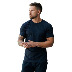 Nueva Llegada 2025, Camiseta Larga Deportiva de Alta Calidad, 100% Algodón, Talla Grande, Personalizable, Mangas Regulares, Estilo Hip Hop para Hombre - Product Image 1