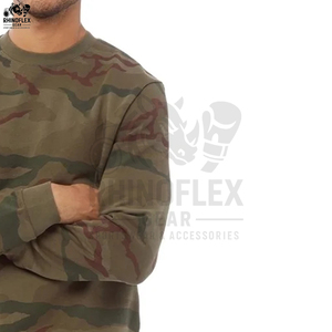 Sudaderas de Camuflaje de Invierno Más Vendidas, de Alta Calidad, Hechas a Medida, Tallas Grandes, Básicas, 100% Algodón, Forro Polar Transpirable para Hombre - Product Image 5