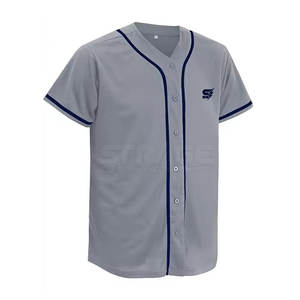 Nueva Camiseta de Béisbol de Manga Corta, Transpirable, Talla Grande, Precio Razonable, Alta Calidad, Hecha en Pakistán, para Venta en Línea - Product Image 4
