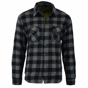 Camisa de Franela Gruesa para Hombre con Camisa Protectora para Seguridad Laboral y Camisa de Kevlar para Protección para Motociclistas OEM - Product Image 2