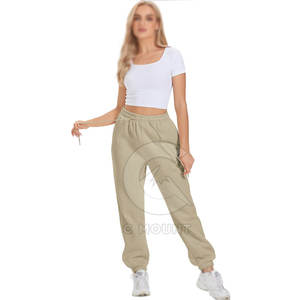 Alto fabricante mejor Material etiqueta privada su propio diseño nuevo estilo pantalones de chándal para mujeres - Product Image 4
